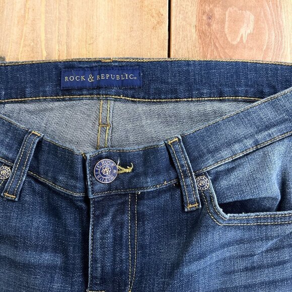 Rock & Republic Kasandra Mid Rise Bootcut flare Jeans 10 - Picture 5 of 9